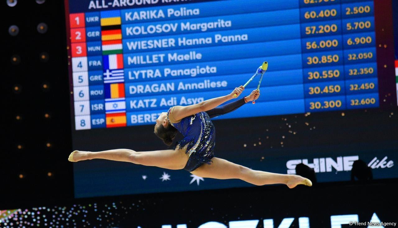 Fourth day of 39th European Championship in Rhythmic Gymnastics in Baku kicks off (PHOTO)