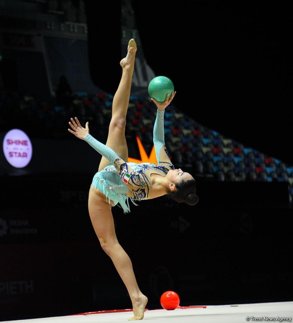 Fourth day of 39th European Championship in Rhythmic Gymnastics in Baku kicks off (PHOTO)