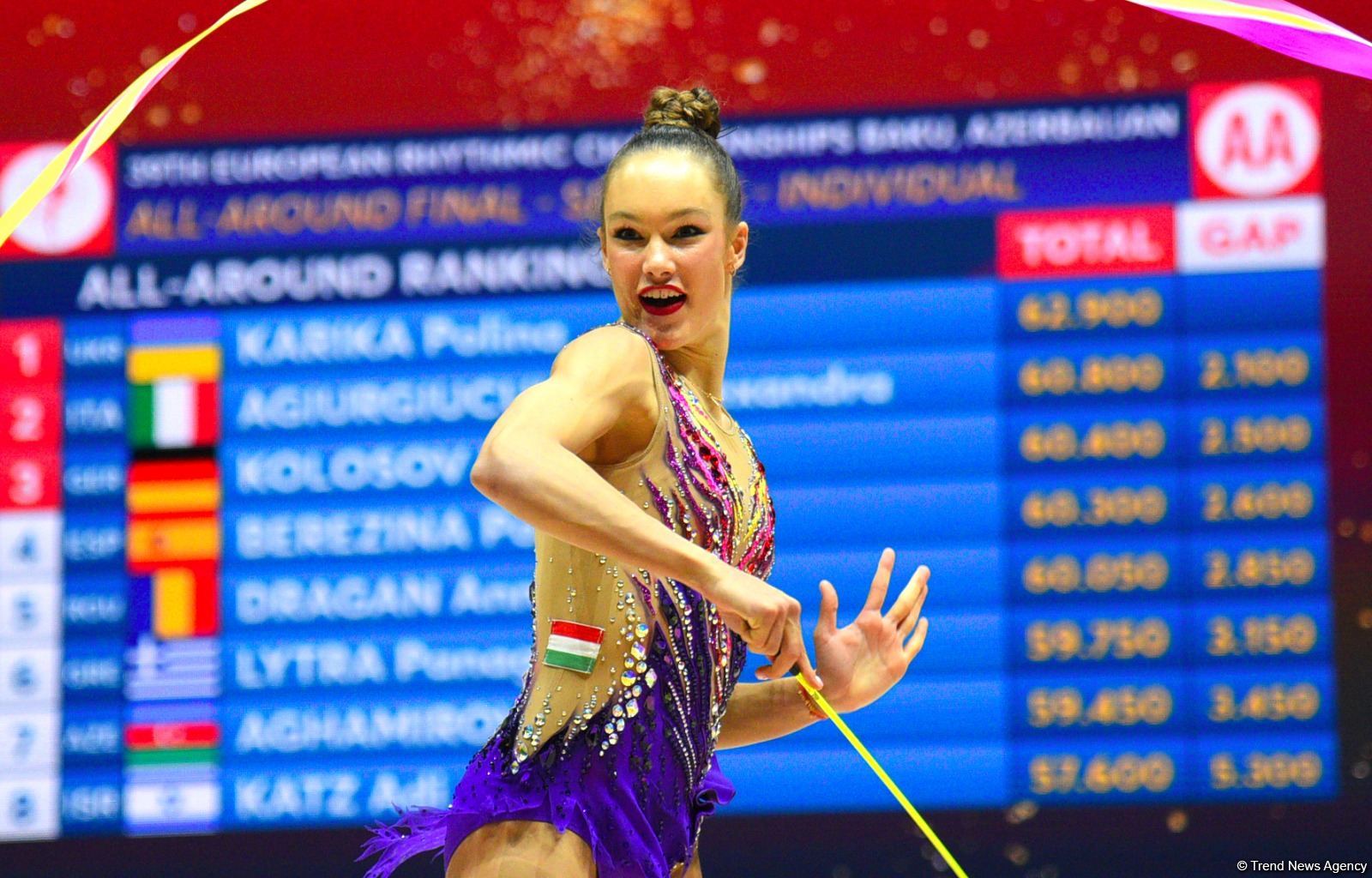 Skill and willpower: best moments of individual all-around final at European Championships in Baku (PHOTO)