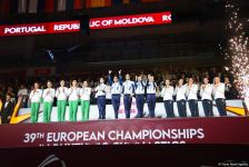 Baku hosts awarding ceremony for winners of European Championship among teams in group exercises (PHOTO)