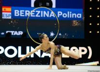 Last day of 39th European Rhythmic Gymnastics Championships kicks off in Baku (PHOTO)
