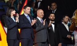 European Championship in Baku: awarding ceremony for winners in individual program (PHOTO)