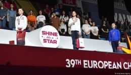 European Championship in Baku: awarding ceremony for winners in individual program (PHOTO)