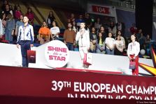 European Championship in Baku: awarding ceremony for winners in individual program (PHOTO)