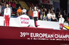 European Championship in Baku: awarding ceremony for winners in individual program (PHOTO)