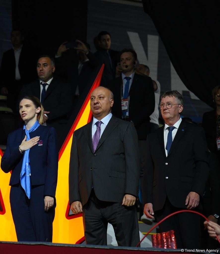 Baku hosts awarding ceremony for winners of European Championship among teams in group exercises (PHOTO)