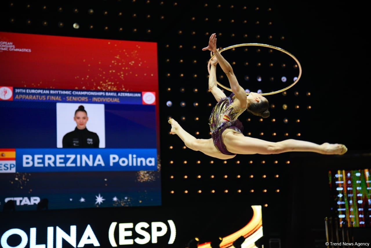 Last day of 39th European Rhythmic Gymnastics Championships kicks off in Baku (PHOTO)