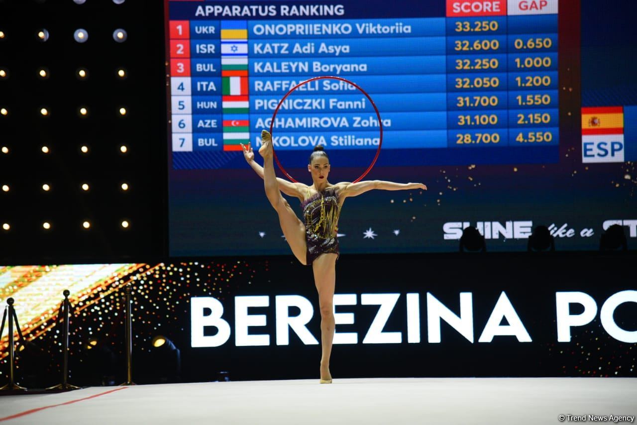 Last day of 39th European Rhythmic Gymnastics Championships kicks off in Baku (PHOTO)