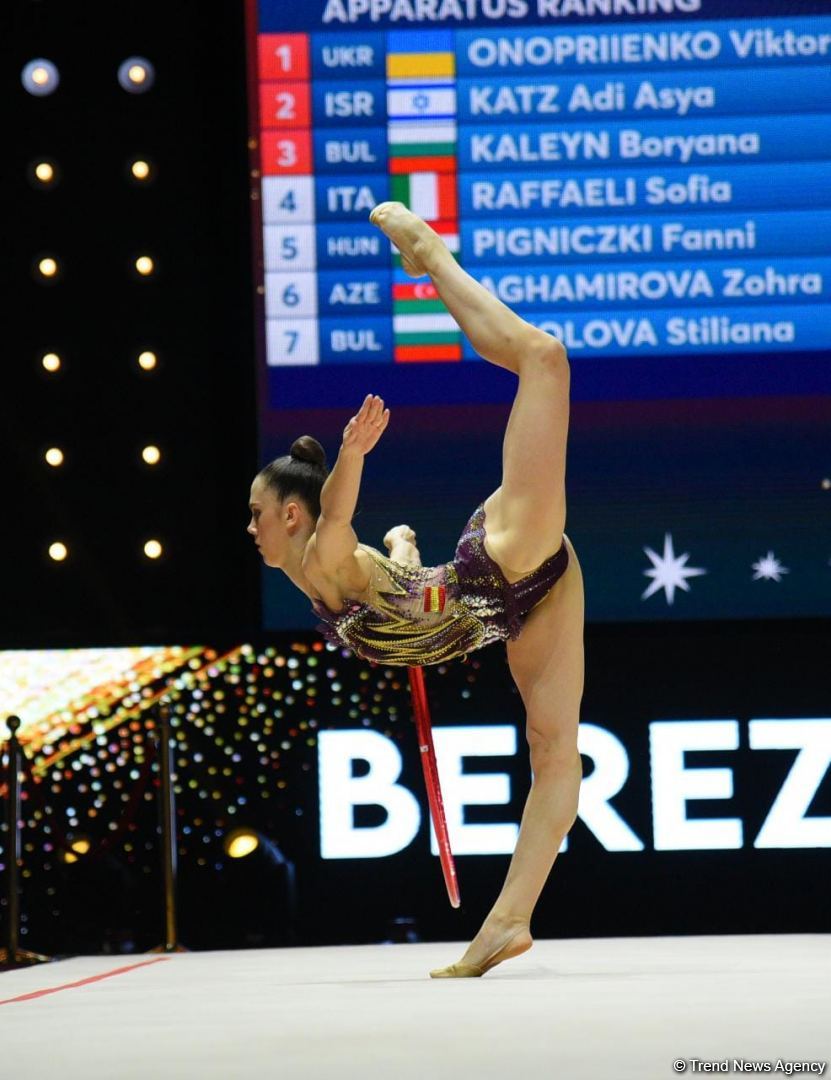 Last day of 39th European Rhythmic Gymnastics Championships kicks off in Baku (PHOTO)