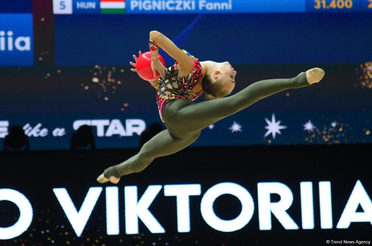 Last day of 39th European Rhythmic Gymnastics Championships kicks off in Baku (PHOTO)