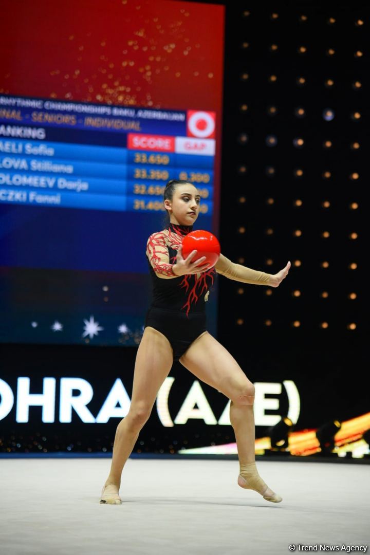 Last day of 39th European Rhythmic Gymnastics Championships kicks off in Baku (PHOTO)