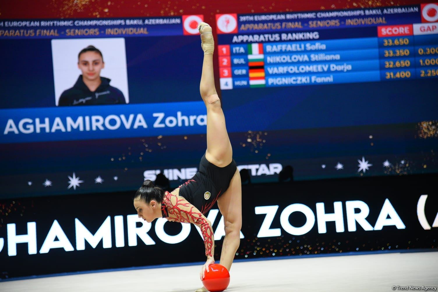 Last day of 39th European Rhythmic Gymnastics Championships kicks off in Baku (PHOTO)