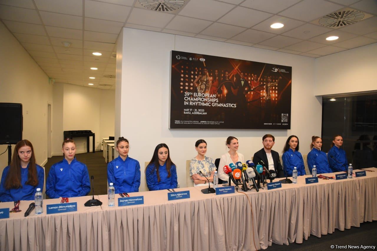 Enjoying moment of victory at 39 European Championship in Rhythmic Gymnastics – Azerbaijani gymnasts and their mentors