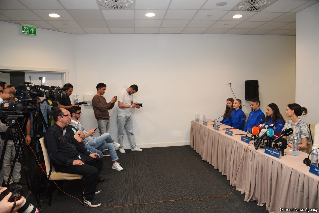 Enjoying moment of victory at 39 European Championship in Rhythmic Gymnastics – Azerbaijani gymnasts and their mentors