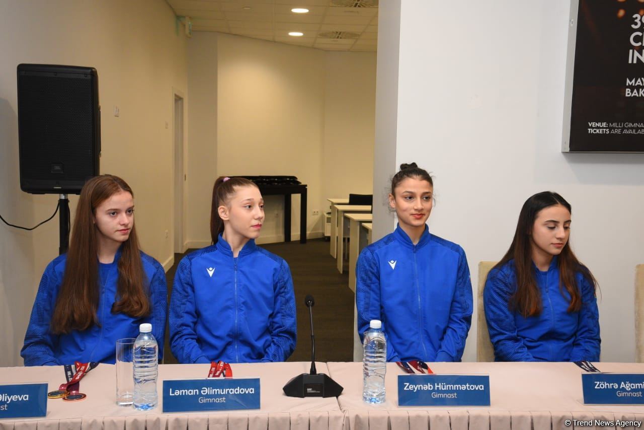 Enjoying moment of victory at 39 European Championship in Rhythmic Gymnastics – Azerbaijani gymnasts and their mentors