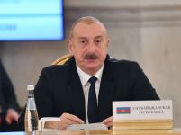 President Ilham Aliyev attends expanded meeting of Supreme Eurasian Economic Council in Moscow (PHOTO/VIDEO)