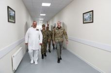 President Ilham Aliyev attends inauguration of military hospital in Kalbajar district (PHOTO/VIDEO)