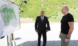 President Ilham Aliyev attends groundbreaking ceremony for Zallar village in Kalbajar (PHOTO/VIDEO)