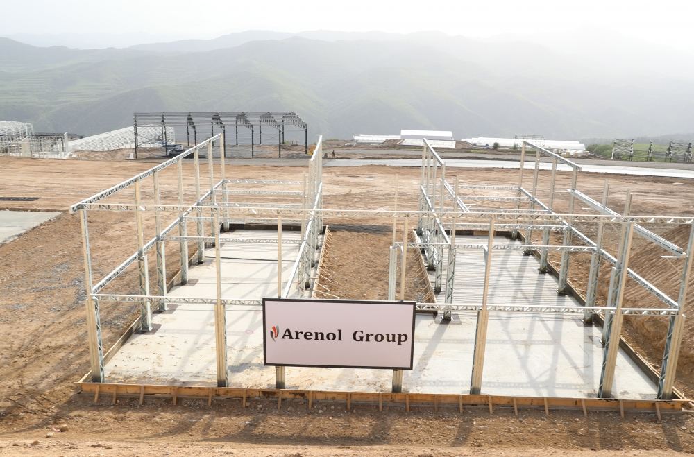 President Ilham Aliyev viewes works carried out in Agro-Industrial Park in Lachin city (PHOTO/VIDEO)
