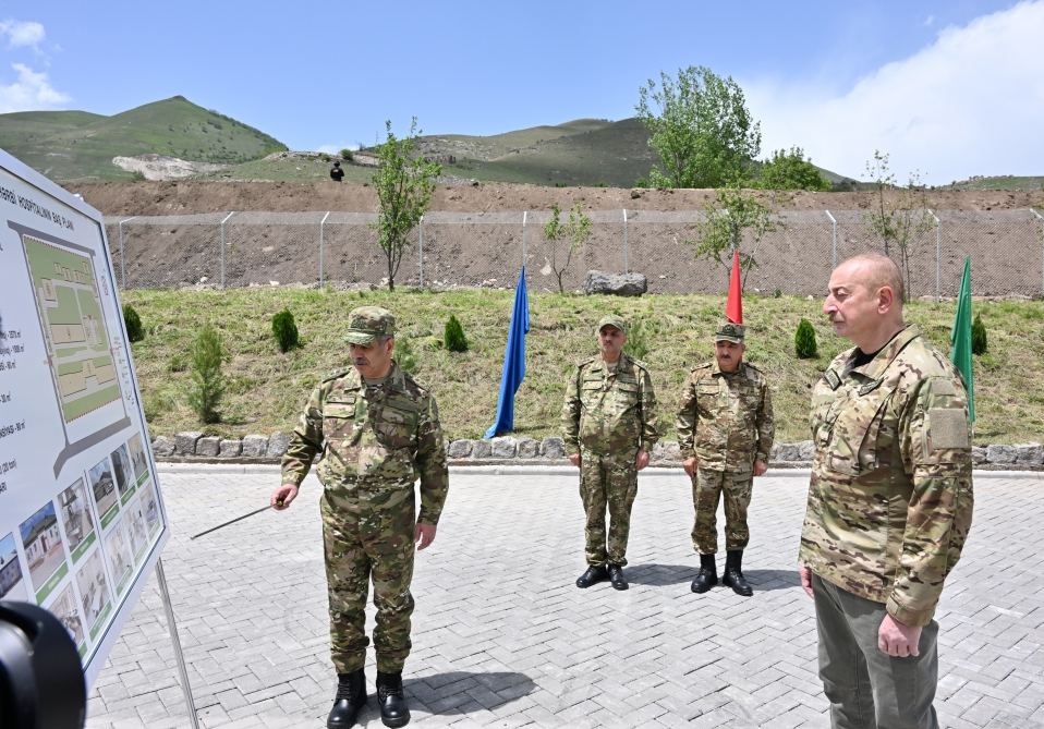 President Ilham Aliyev attends inauguration of military hospital in Kalbajar district (PHOTO/VIDEO)