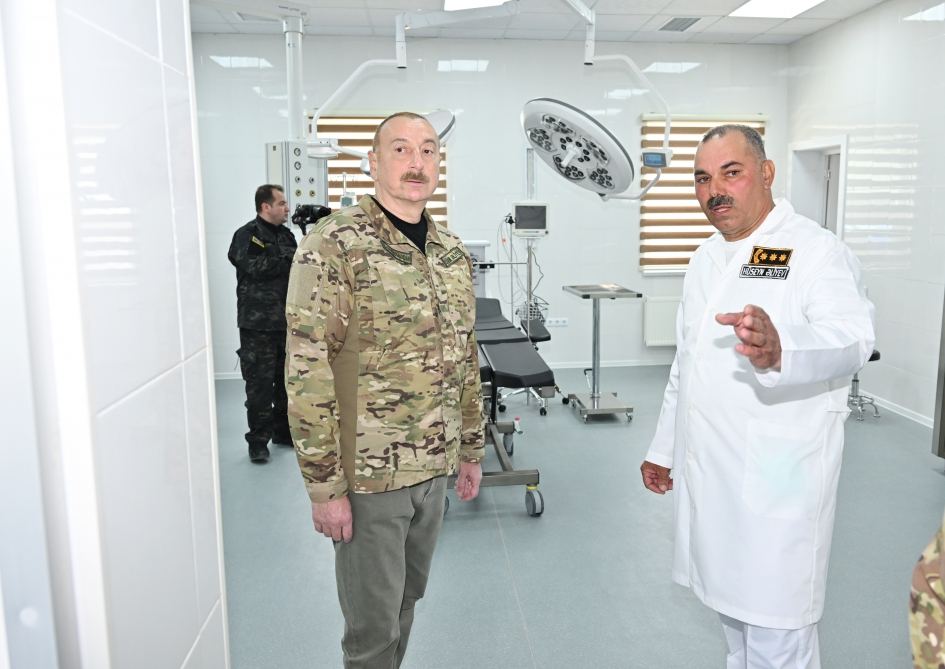 President Ilham Aliyev attends inauguration of military hospital in Kalbajar district (PHOTO/VIDEO)