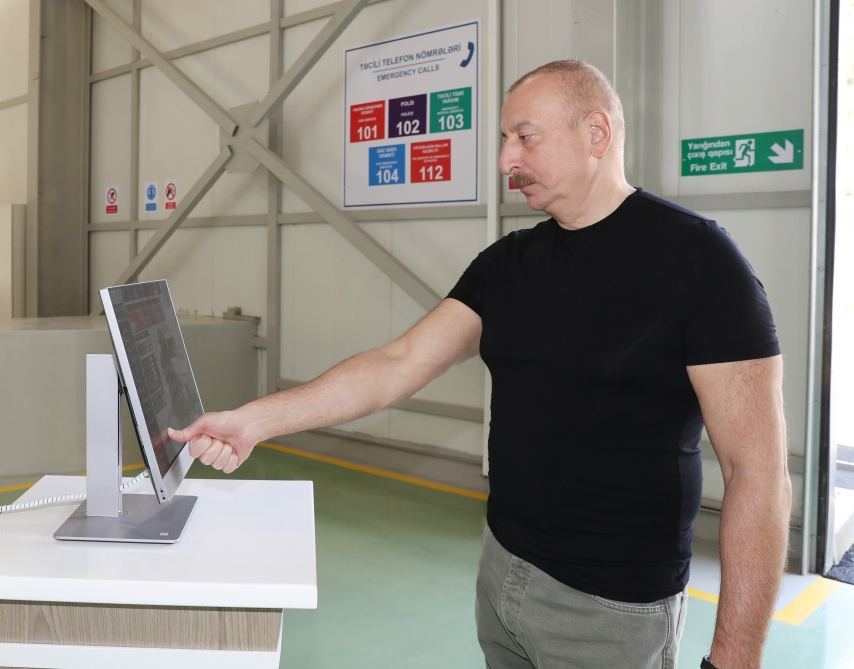 President Ilham Aliyev attends inauguration of “Meydan” small HPP in Kalbajar (PHOTO/VIDEO)