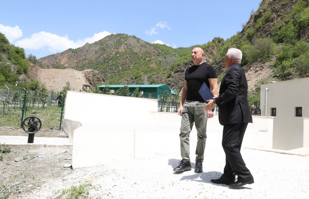 President Ilham Aliyev attends inauguration of “Meydan” small HPP in Kalbajar (PHOTO/VIDEO)