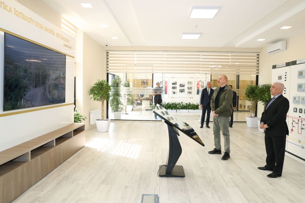President Ilham Aliyev attends inauguration of Gorchu substation in Lachin district (PHOTO/VIDEO)