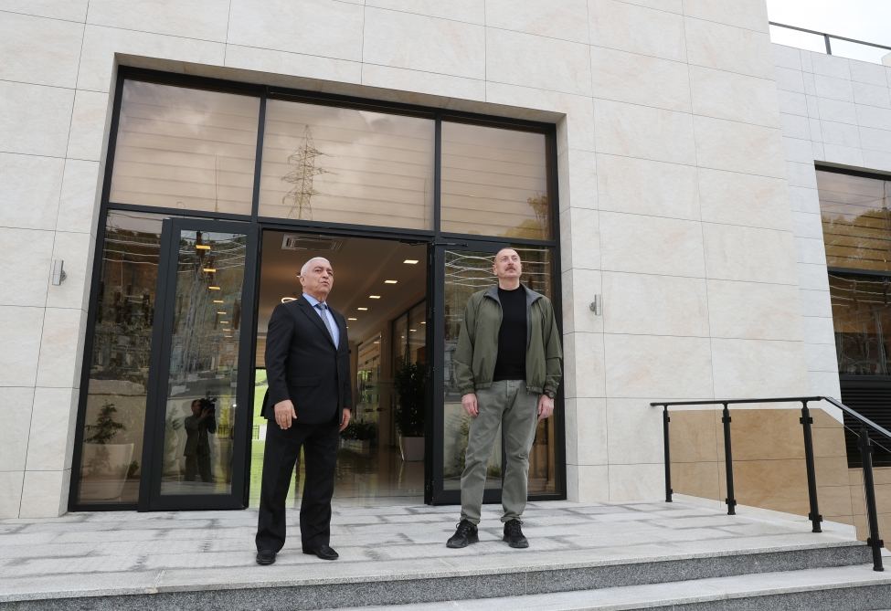 President Ilham Aliyev attends inauguration of Gorchu substation in Lachin district (PHOTO/VIDEO)