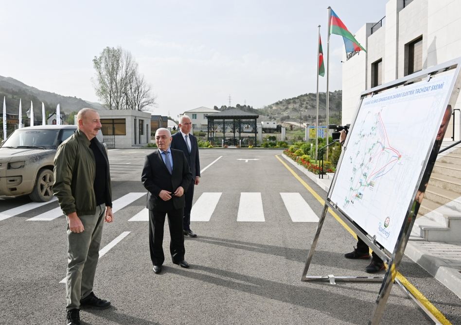 President Ilham Aliyev inaugurates “Lachin” city substation (PHOTO/VIDEO)