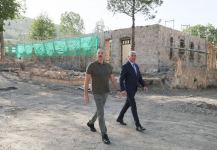 President Ilham Aliyev participates in unveiling ceremony of signs at intersection of Heydar Aliyev, Zafar and May 28 streets in Lachin (PHOTO/VIDEO)