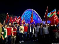 Azerbaijan celebrates victory of Recep Tayyip Erdogan in Turkish presidential elections (PHOTO/VIDEO)