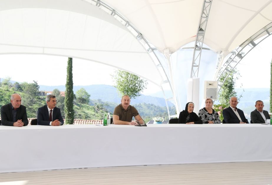 When I met the displaced people from Lachin 11 years ago, I told them that we would return and so it happened - President Ilham Aliyev