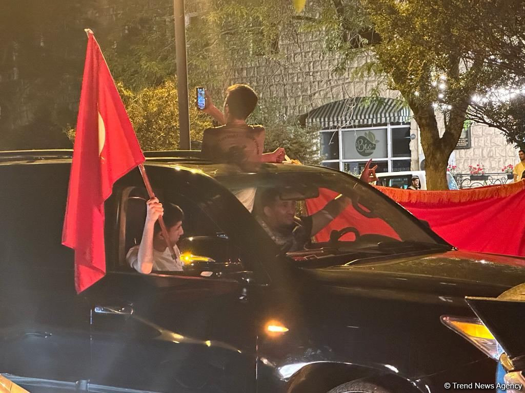 Azerbaijan celebrates victory of Recep Tayyip Erdogan in Turkish presidential elections (PHOTO/VIDEO)