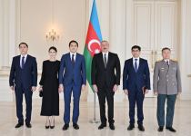 President Ilham Aliyev accepts credentials of incoming ambassador of Kazakhstan (PHOTO/VIDEO)