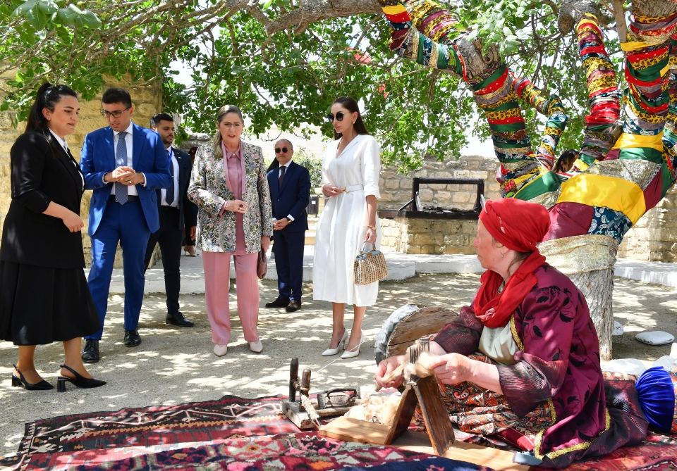 First Lady Mehriban Aliyeva and First Lady of Israel Michal Herzog visit Gala Archaeological and Ethnographic Museum Complex (PHOTO/VIDEO)