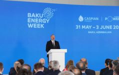 President Ilham Aliyev attends opening of 28th International Caspian Oil&Gas Exhibition (PHOTO/VIDEO)
