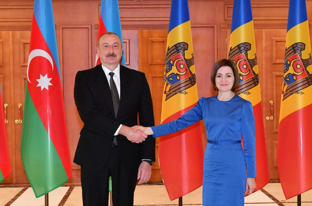President Ilham Aliyev, President Maia Sandu hold meeting (PHOTO/VIDEO)