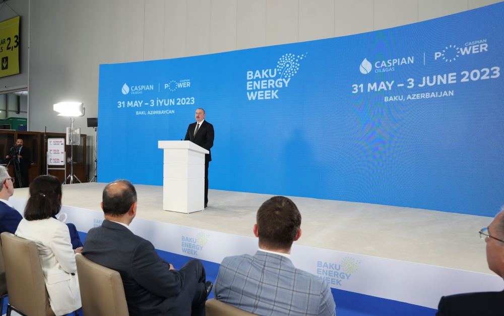 President Ilham Aliyev attends opening of 28th International Caspian Oil&Gas Exhibition (PHOTO/VIDEO)