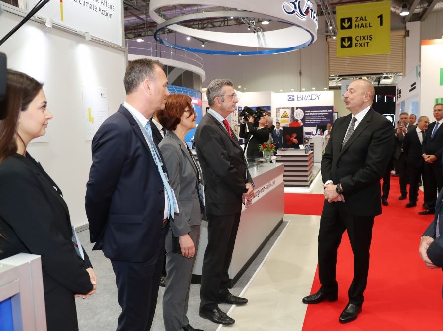 President Ilham Aliyev attends opening of 28th International Caspian Oil&Gas Exhibition (PHOTO/VIDEO)
