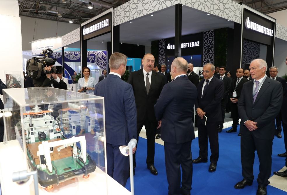President Ilham Aliyev attends opening of 28th International Caspian Oil&Gas Exhibition (PHOTO/VIDEO)