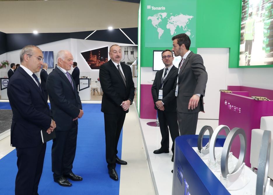 President Ilham Aliyev attends opening of 28th International Caspian Oil&Gas Exhibition (PHOTO/VIDEO)