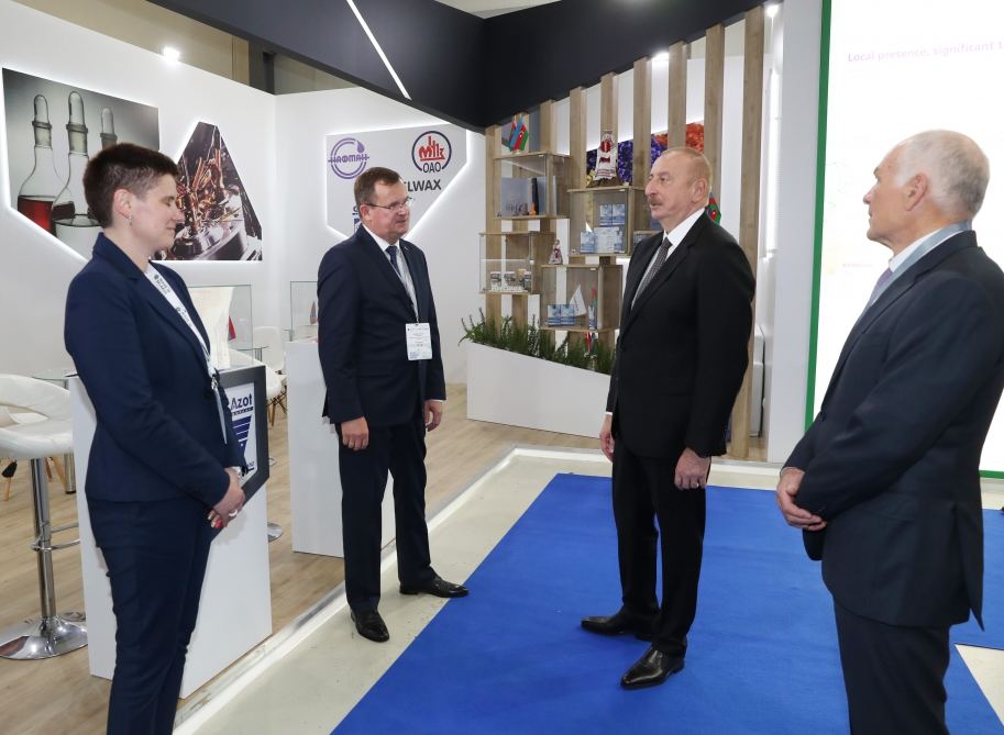 President Ilham Aliyev attends opening of 28th International Caspian Oil&Gas Exhibition (PHOTO/VIDEO)