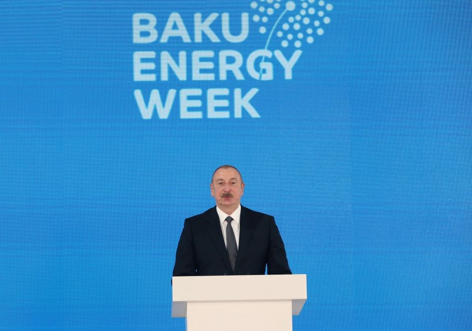 President Ilham Aliyev attends opening of 28th International Caspian Oil&Gas Exhibition (PHOTO/VIDEO)