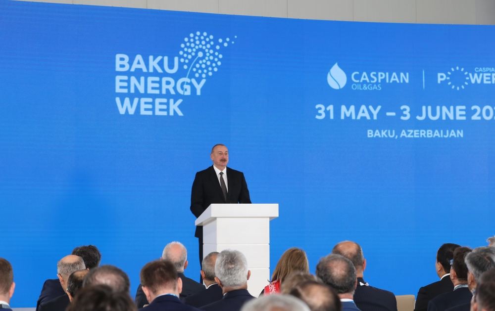 President Ilham Aliyev attends opening of 28th International Caspian Oil&Gas Exhibition (PHOTO/VIDEO)
