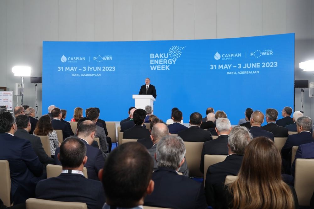 President Ilham Aliyev attends opening of 28th International Caspian Oil&Gas Exhibition (PHOTO/VIDEO)