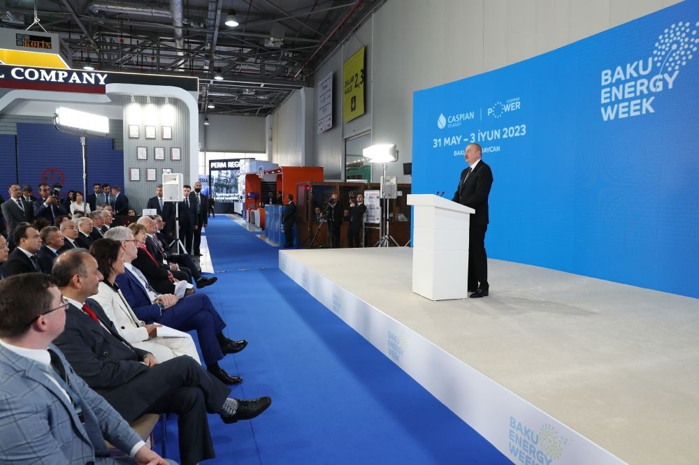 President Ilham Aliyev attends opening of 28th International Caspian Oil&Gas Exhibition (PHOTO/VIDEO)