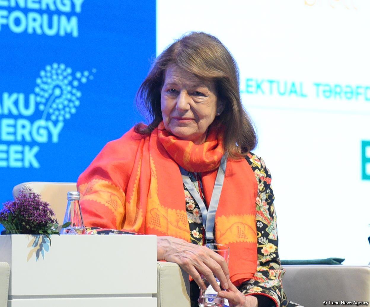 Azerbaijan - one of UK's main partners in dev't of renewable energy, Emma Nicholson says