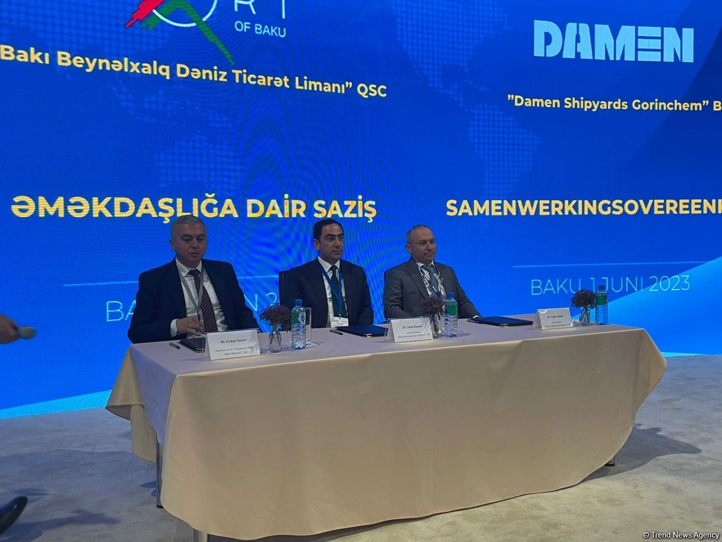 Azerbaijan strikes deal to have Damen Shipyards Group ships to be built in Baku (PHOTO)
