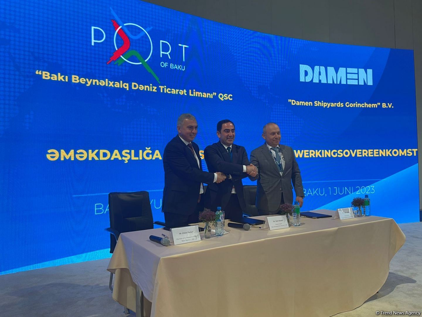 Azerbaijan strikes deal to have Damen Shipyards Group ships to be built in Baku (PHOTO)